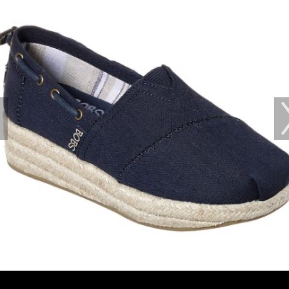 Bobs Highlights - Set Sail shoes Size 7.5 in Navy